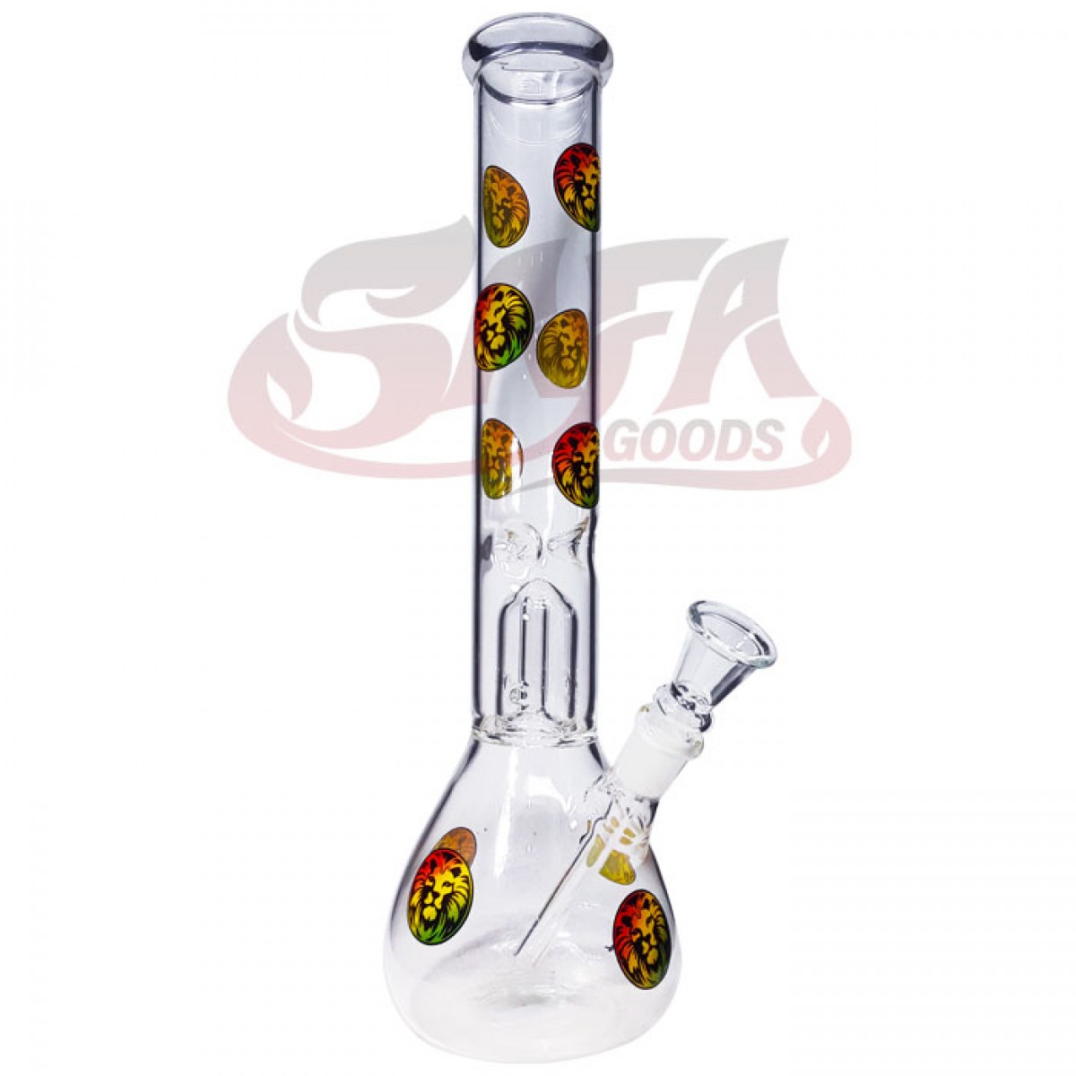 12 Inch Dome Perc Water Pipes - Multi-Graphics